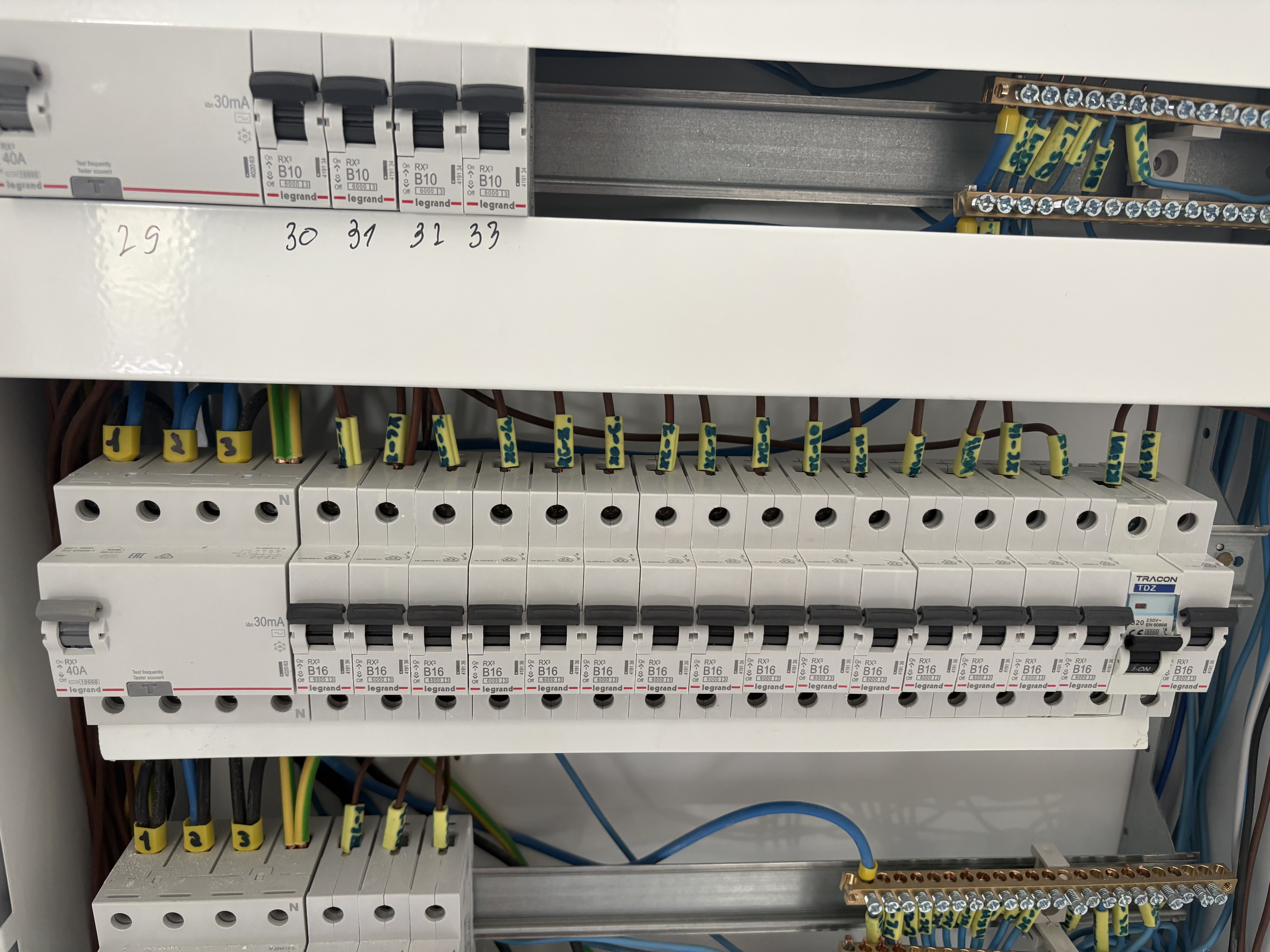 Detail zapojenia ističov a elektrických okruhov v domovom rozvádzači v Ivanke pri Dunaji – realizácia ELMS Group