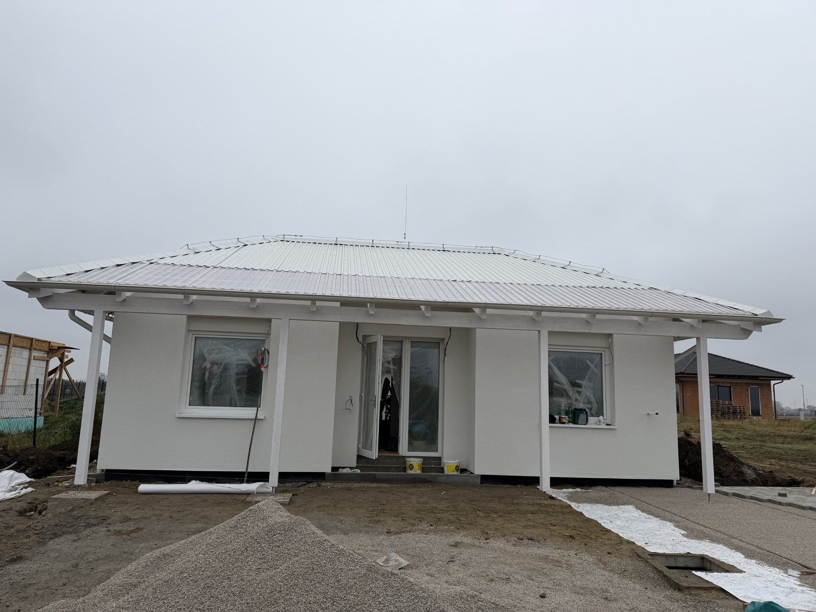 Rodinný dom počas dokončovacích elektroinštalačných prác – realizácia ELMS Group